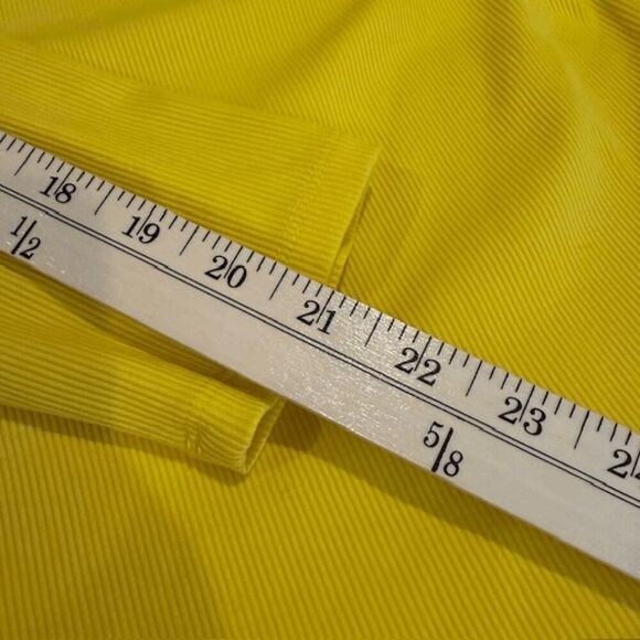 NWT Sergio Hudson for Target Ribbed Stretch Bodysuit Twist Front Yellow Size 2X - Picture 9 of 10